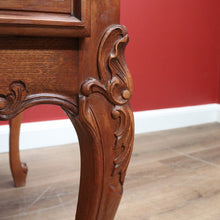 Load image into Gallery viewer, x SOLD Antique Office Desk, French Oak Three Drawer Desk, Library Desk Home Office Desk B11024