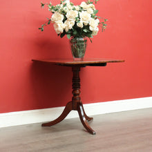 Load image into Gallery viewer, x Sold Antique French Tilt Top Hall Entry Foyer Table, Antique Mahogany Games Table. B10070