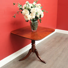 Load image into Gallery viewer, x Sold Antique French Tilt Top Hall Entry Foyer Table, Antique Mahogany Games Table. B10070