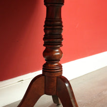 Load image into Gallery viewer, x Sold Antique French Tilt Top Hall Entry Foyer Table, Antique Mahogany Games Table. B10070