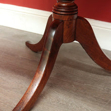 Load image into Gallery viewer, x Sold Antique French Tilt Top Hall Entry Foyer Table, Antique Mahogany Games Table. B10070