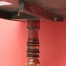 Load image into Gallery viewer, x Sold Antique French Tilt Top Hall Entry Foyer Table, Antique Mahogany Games Table. B10070