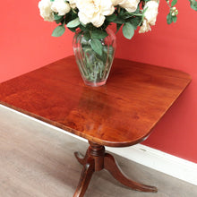 Load image into Gallery viewer, x Sold Antique French Tilt Top Hall Entry Foyer Table, Antique Mahogany Games Table. B10070