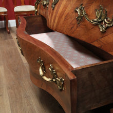 Load image into Gallery viewer, x SOLD Antique French Chest of Drawers, Marble Top Hall Table with 2 Sunray Drawers B11198