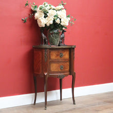 Load image into Gallery viewer, x SOLD Antique French Bedside Table Marble and Gilt Brass Lamp Side Table, Drinks Table B11072