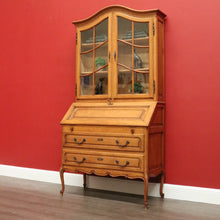 Load image into Gallery viewer, x SOLD Antique French Bookcase Desk Writing Bureau Bookcase Secretaire Desk Office Desk B10473
