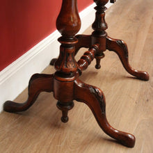 Load image into Gallery viewer, x SOLD Antique English Mahogany Sewing Table, Lamp or Side Table, Sliding Drawer Table B10972