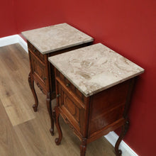 Load image into Gallery viewer, x SOLD Pair of French Antique Bedside Tables, Bedside Cabinets, Lamp Tables Side B10567