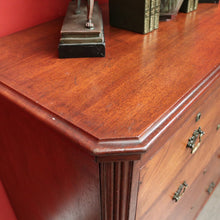 Load image into Gallery viewer, x SOLD Andrew Lenehan, Antique Australian Cedar Chest of Drawers Hall Cabinet Cupboard. B10441