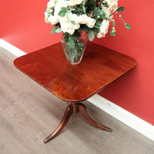 Load image into Gallery viewer, x Sold Antique French Tilt Top Hall Entry Foyer Table, Antique Mahogany Games Table. B10070