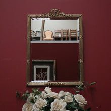 Load image into Gallery viewer, x SOLD Vintage French, Gilt Timber Mirror, Bevelled Edge Gilt Frame Wall Mirror B11143
