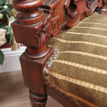 Load image into Gallery viewer, x SOLD Antique French Oak Carved Back Prayer hallway Chair, Kneeler,Church Prie Dieu B10693