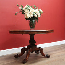Load image into Gallery viewer, x SOLD Antique Dining Table, Kitchen Table, Burr Walnut Sofa Table, Tilt Top Table B11159