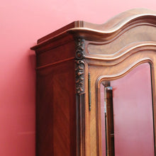 Load image into Gallery viewer, x Sold Antique French Armoire French Walnut Bevelled Mirror Linen Press Storage Cabinet B10872