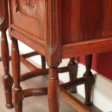 Load image into Gallery viewer, x SOLD Bedside Tables, Antique French Oak Bedsides, Lamp Cabinet Hall Tables Marble Top B10487