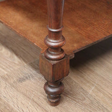 Load image into Gallery viewer, x SOLD Pair of Antique French Bedside Tables, French Oak and Marble Top Lamp Tables B10774
