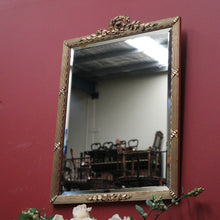 Load image into Gallery viewer, x SOLD Vintage French, Gilt Timber Mirror, Bevelled Edge Gilt Frame Wall Mirror B11143