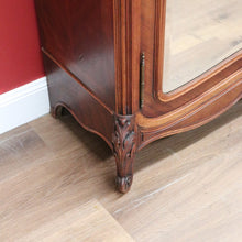 Load image into Gallery viewer, x Sold Antique French Armoire French Walnut Bevelled Mirror Linen Press Storage Cabinet B10872