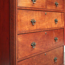 Load image into Gallery viewer, x SOLD Andrew Lenehan, Antique Australian Cedar Chest of Drawers Hall Cabinet Cupboard. B10441