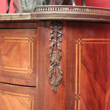 Load image into Gallery viewer, x SOLD Antique French Bedside Table Marble and Gilt Brass Lamp Side Table, Drinks Table B11072