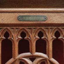 Load image into Gallery viewer, x SOLD Antique French Walnut Prayer Chair, Kneeler.  Hall Seat, Church Prie Dieu Chair  B10536
