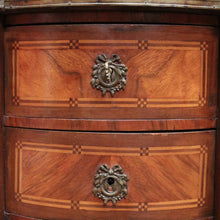 Load image into Gallery viewer, x SOLD Antique French Bedside Table Marble and Gilt Brass Lamp Side Table, Drinks Table B11072