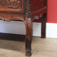 Load image into Gallery viewer, x SOLD Antique French Chest of Drawers, French Oak and Brass Handle Hall Cabinet Chest B10922