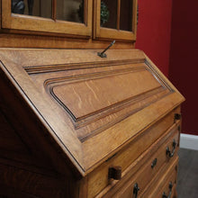 Load image into Gallery viewer, x SOLD Antique French Bookcase Desk Writing Bureau Bookcase Secretaire Desk Office Desk B10473