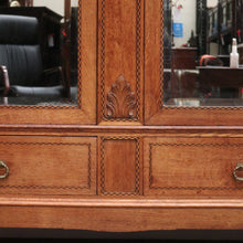Load image into Gallery viewer, x SOLD Wardrobe, Armoire, Antique French Oak and Mirror Wardrobe Armoire Gilt Brass B10467