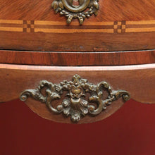 Load image into Gallery viewer, x SOLD Antique French Bedside Table Marble and Gilt Brass Lamp Side Table, Drinks Table B11072