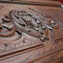 Load image into Gallery viewer, x SOLD Antique French Oak Desk, French Oak Two Drawer Drop Front Writing Bureau Desk B11045