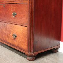 Load image into Gallery viewer, x SOLD Andrew Lenehan, Antique Australian Cedar Chest of Drawers Hall Cabinet Cupboard. B10441