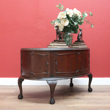 Load image into Gallery viewer, x SOLD Antique English Mahogany Desk, Kidney Shaped Ladies Desk Office Desk with Drawer B10787