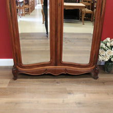 Load image into Gallery viewer, x Sold Antique French Armoire French Walnut Bevelled Mirror Linen Press Storage Cabinet B10872
