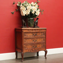Load image into Gallery viewer, x SOLD Vintage French Hall Chest, Bedside Chest of Drawers, Brass Handles, Lamp Table B10148