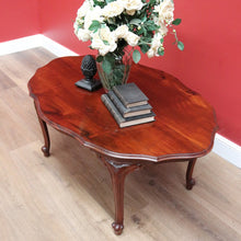 Load image into Gallery viewer, x SOLD Vintage French Mahogany Cabriole Leg Shaped Top Coffee Lamp side Table B10692