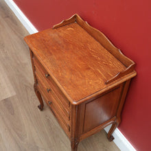 Load image into Gallery viewer, x SOLD Antique French Chest of Drawers 3 Drawer Lamp Table, Bedside Cabinet Side Table B10686