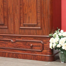 Load image into Gallery viewer, x SOLD Antique Victorian Mahogany Wardrobe with built in Chest of Drawers, Linen Press. B10329