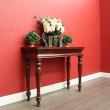 Load image into Gallery viewer, x SOLD Antique English Mahogany Hall Table With 2 Drawers to the Apron, Side Table. B10384