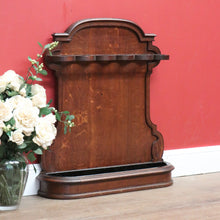 Load image into Gallery viewer, x SOLD Antique French Umbrella Holder, French Oak 5 Hole Umbrella, Cane Walking Stick B10577