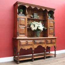 Load image into Gallery viewer, x SOLD Antique French Kitchen Dresser, Country Farmhouse Sideboard, Oak 3 Drawer Buffet B11022