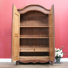 Load image into Gallery viewer, x Sold Antique French Armoire French Walnut Bevelled Mirror Linen Press Storage Cabinet B10872