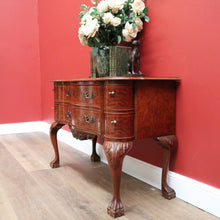 Load image into Gallery viewer, x SOLD Antique French Burr Walnut Side Cabinet Side Table, Sideboard, Chest of Drawers B10471