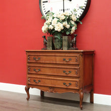 Load image into Gallery viewer, x SOLD Antique French Chest of Drawers, French Chest of 3 Drawers Hall Cabinet Bedside B10489