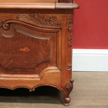 Load image into Gallery viewer, x SOLD Antique French Hall Seat Blanket Box Hall Chair Armchair Hall Settle Bench Seat. B11217