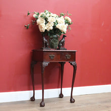 Load image into Gallery viewer, x SOLD Antique Australian Cedar Hall Table with Drawer to the Apron, Lamp or Side Table. B11290