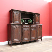 Load image into Gallery viewer, x SOLD Antique French Oak Sideboard, French 2 Height Drinks Cabinet Buffet Sideboard B10666