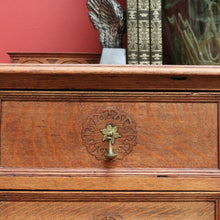 Load image into Gallery viewer, x SOLD Antique French Chest of Drawers, French Oak 5 Drawer Hall Cupboard, Sideboard B10820