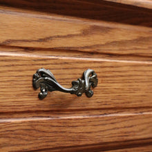 Load image into Gallery viewer, x SOLD Vintage French Chest of Drawers, French Oak and Brass 3 Drawer Hall Cupboard B10807
