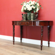 Load image into Gallery viewer, x SOLD Antique Australian Cedar Hall Table, Cedar Sofa Table, Side Table with Drawer B10969